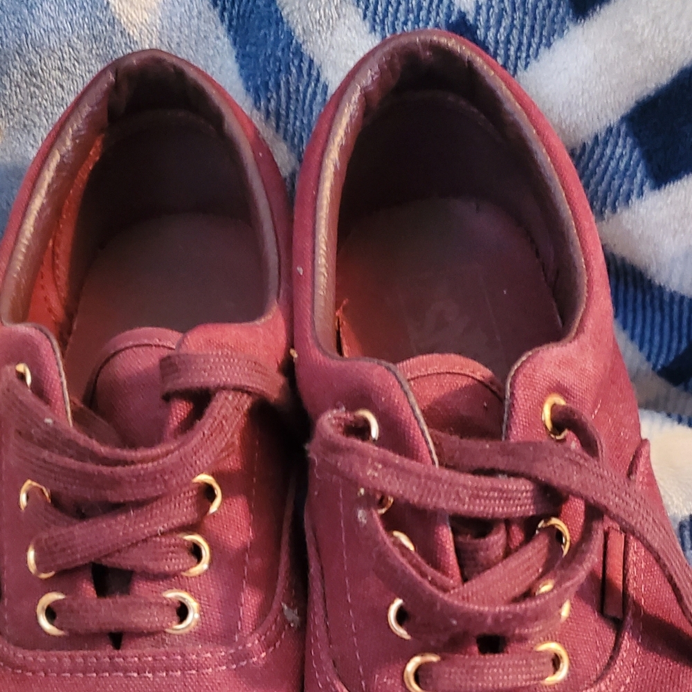 Burgandy Vans